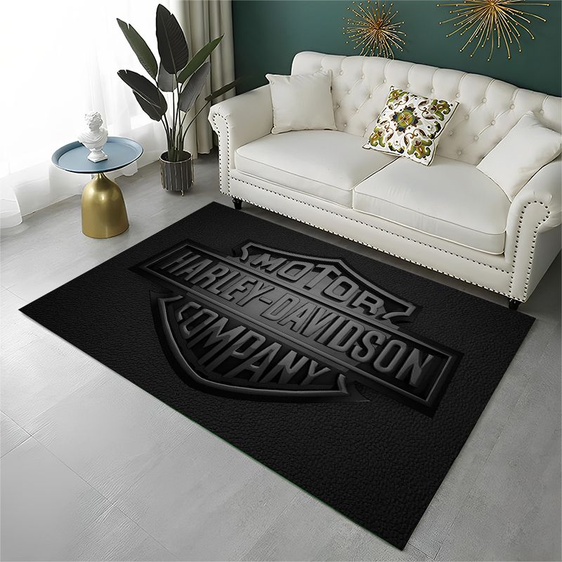 Kids Outdoor Area - Tapis antidérapant rétro H-Harleys Racing Moto