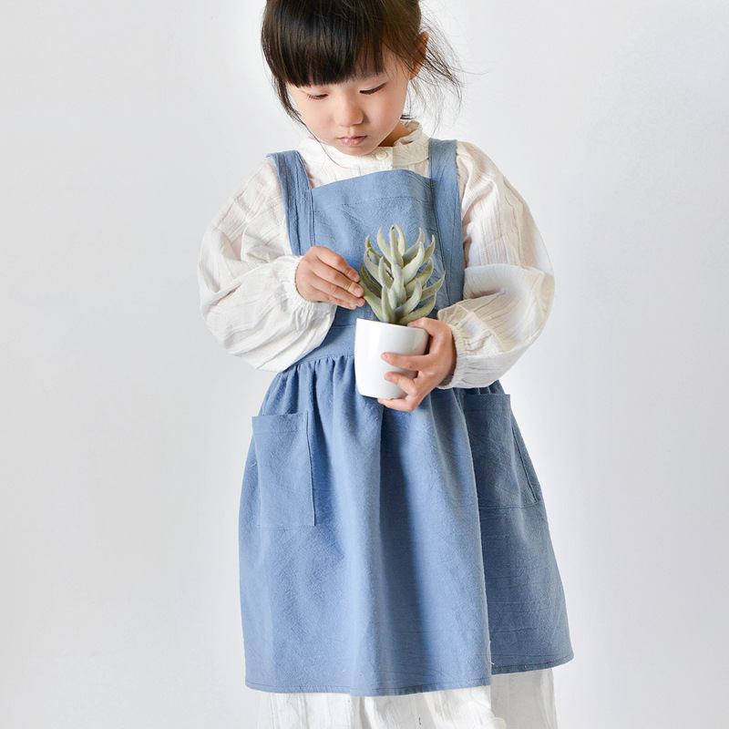 Robe tablier en coton pour enf - Kids Outdoor Kitchen Accessories avis et prix