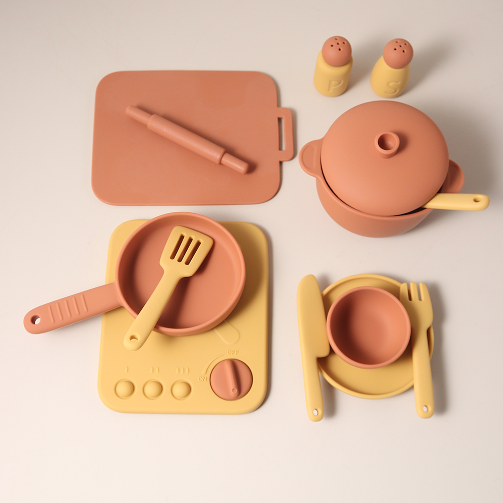 Ensemble de 13 pièces en silic - Kids Outdoor Kitchen Accessories avis et prix