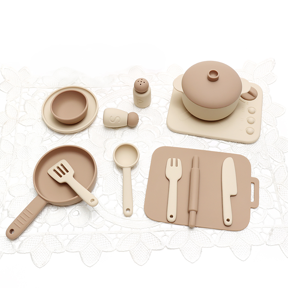 Ensemble de 13 pièces en silic - Kids Outdoor Kitchen Accessories avis et prix